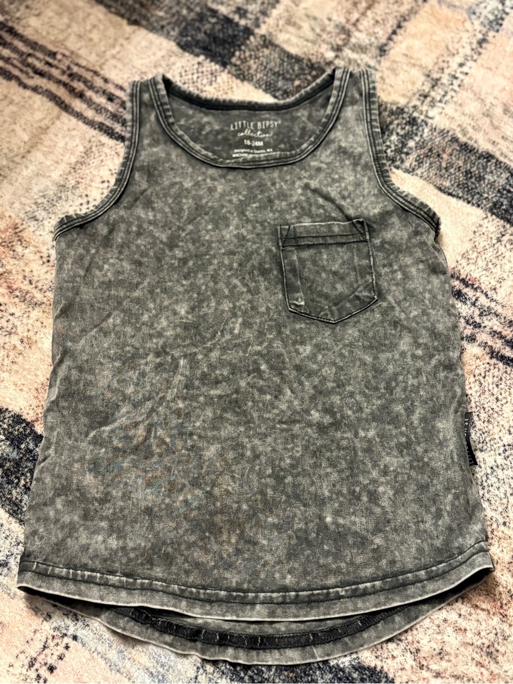 Little Bipsy Acid Wash Tank Top
